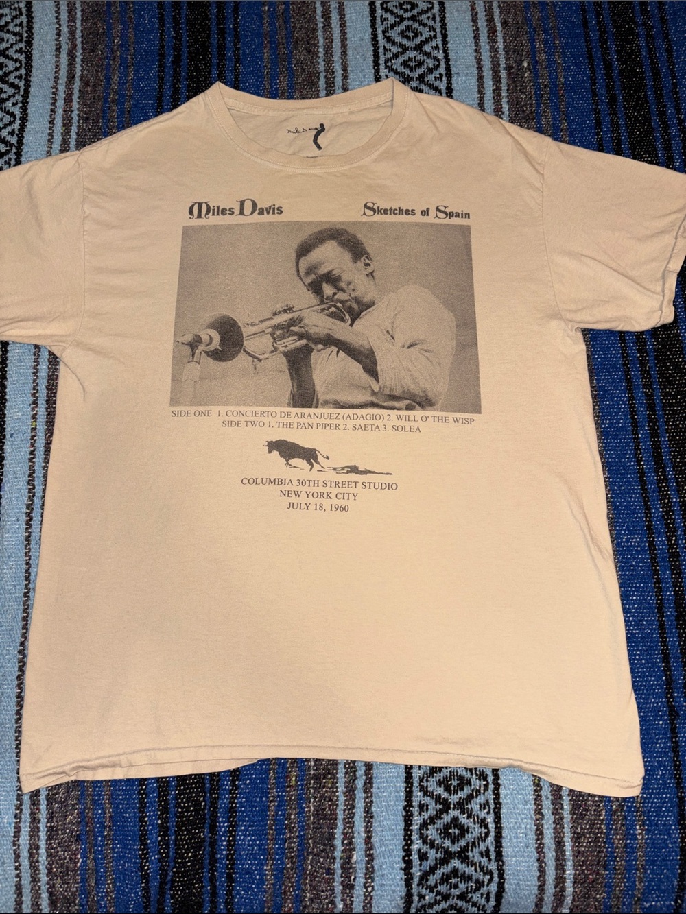 Miles Davis Sketches of Spain Album Promo Tee Shirt